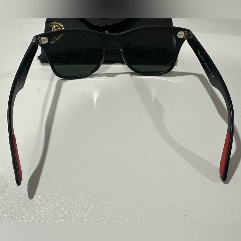 Ray-Ban Matte Black RB4195M SCUDERIA FERRARI Collection BRAND NEW - Picture 4 of 4